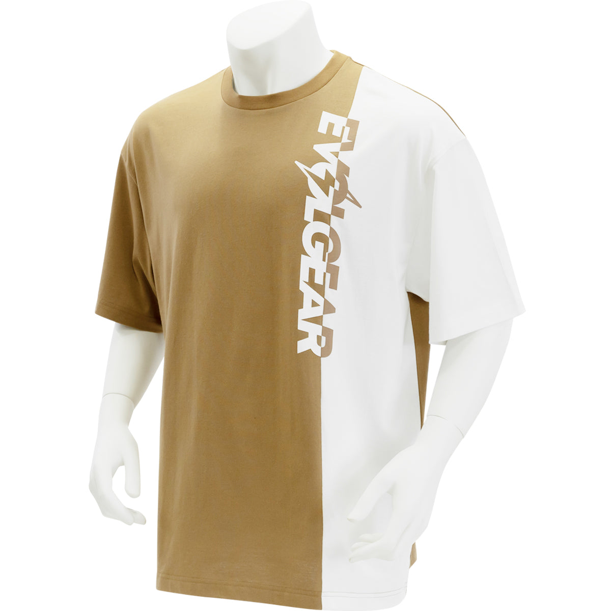 【NEW!】EVOLGEAR SWITCHED OVERSIZE T-SHIRTS【BEIGE】