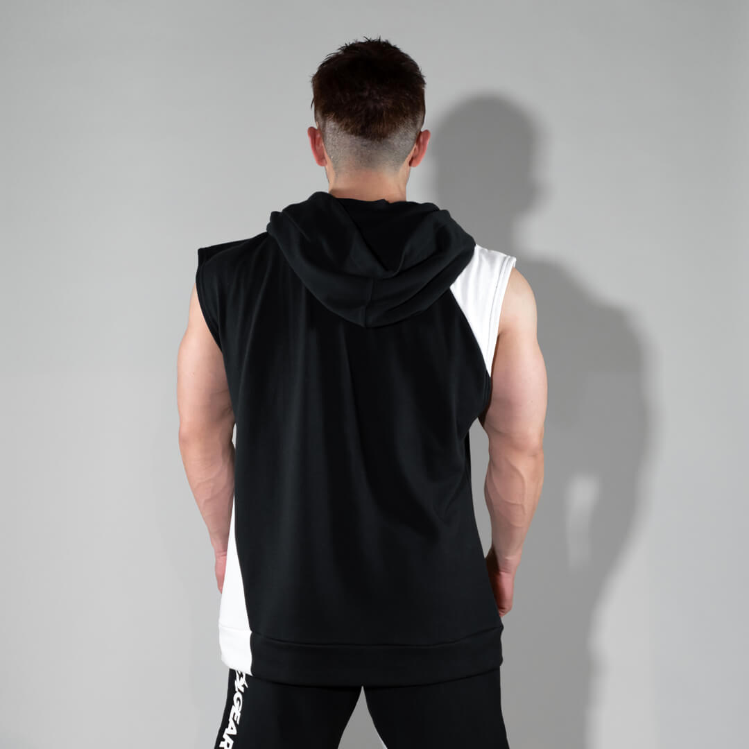 EVOLGEAR PILE SWITCH SLEEVELESS HOODIE【BLACK】