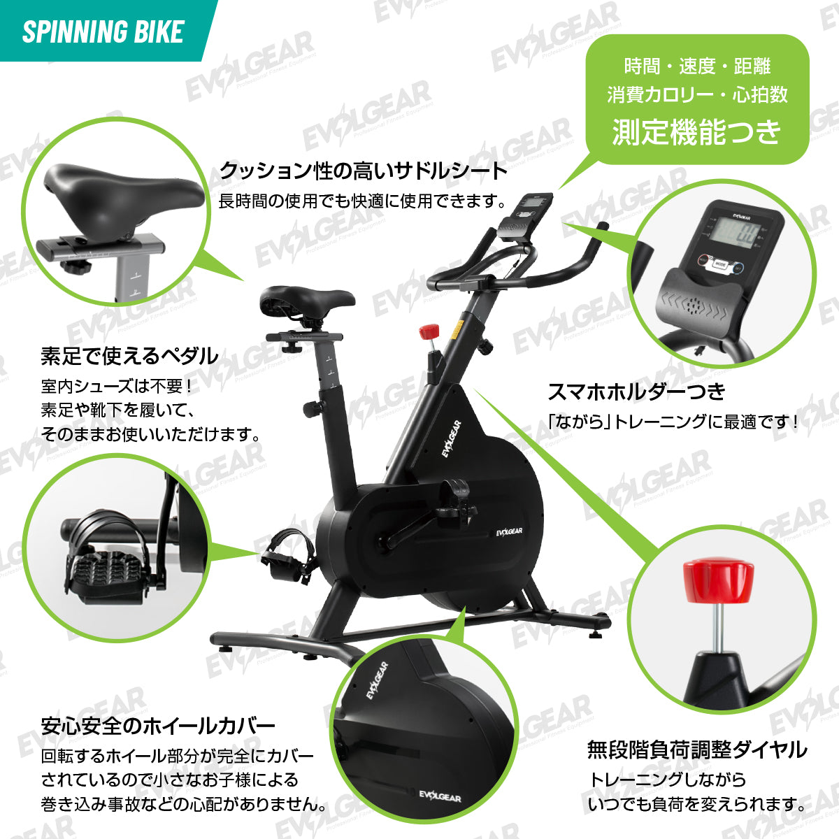 EMSスーツ+スピニングバイク セット