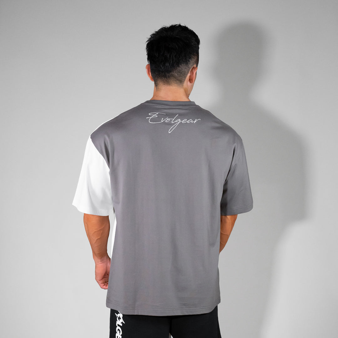 EVOLGEAR SWITCHED OVERSIZE T-SHIRTS【GREY】
