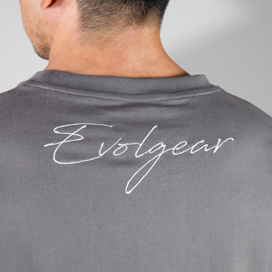 EVOLGEAR SWITCHED OVERSIZE T-SHIRTS【GREY】