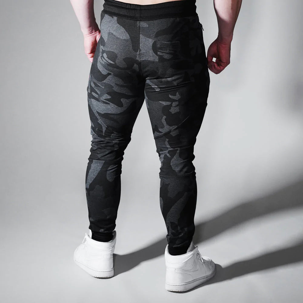 EVOLGEAR SLIM FIT JOGGER PANTS【CAMOUFLAGE BLACK】