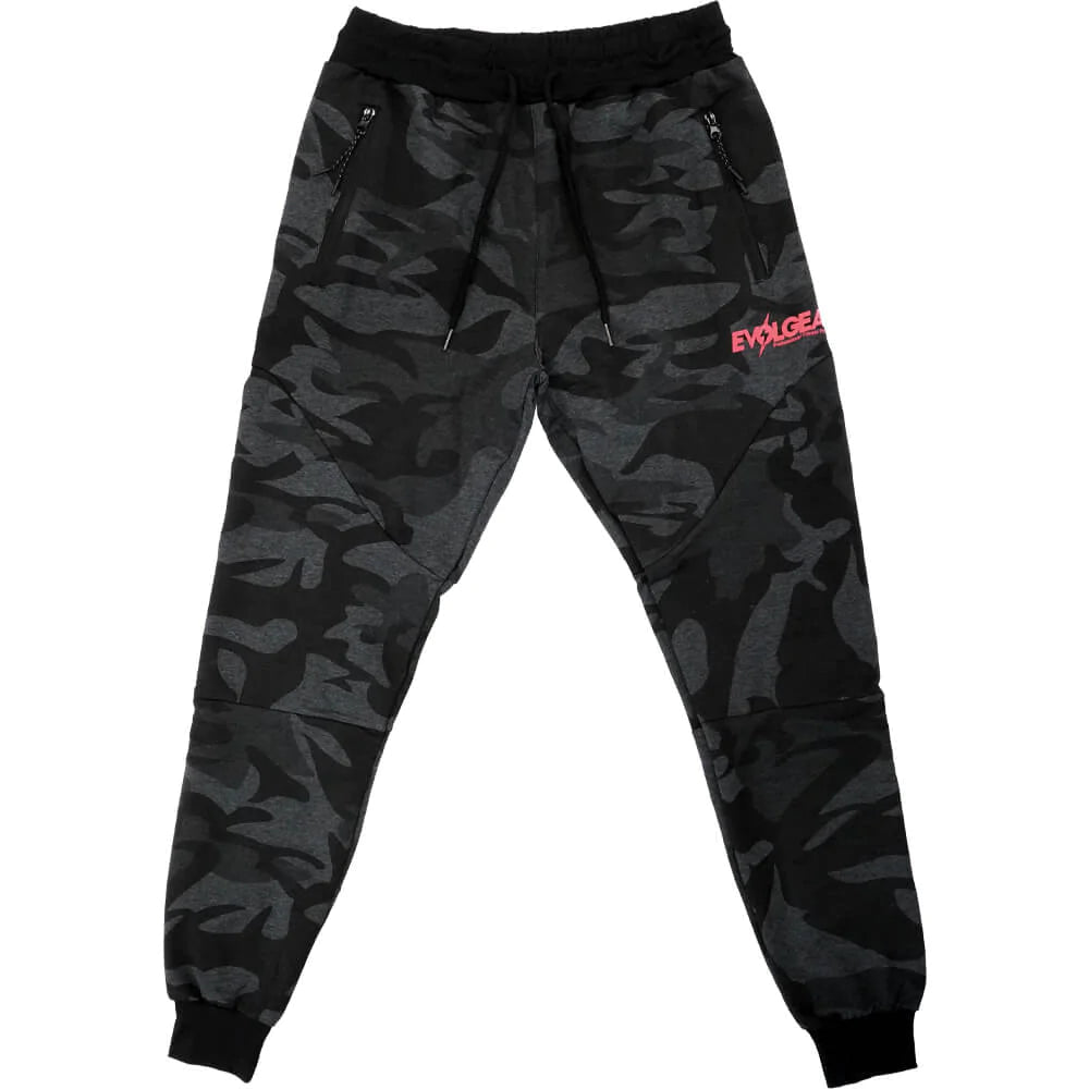 EVOLGEAR SLIM FIT JOGGER PANTS【CAMOUFLAGE BLACK】