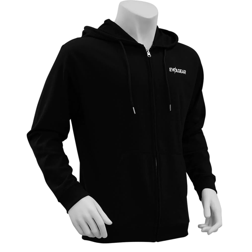 EVOLGEAR ZIP UP HOODIE【BLACK】