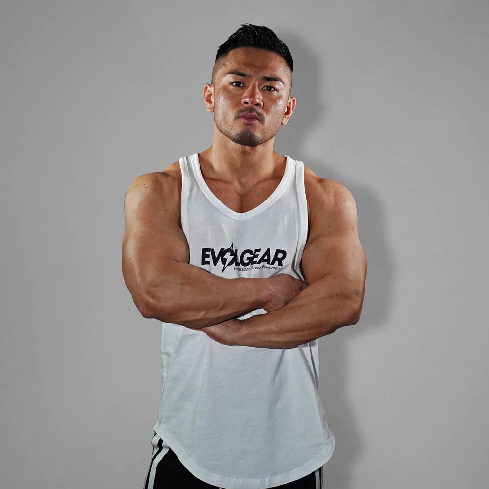 【廣川選手着用】ORIGINAL LOGO PRINT TANK TOP【WHITE】