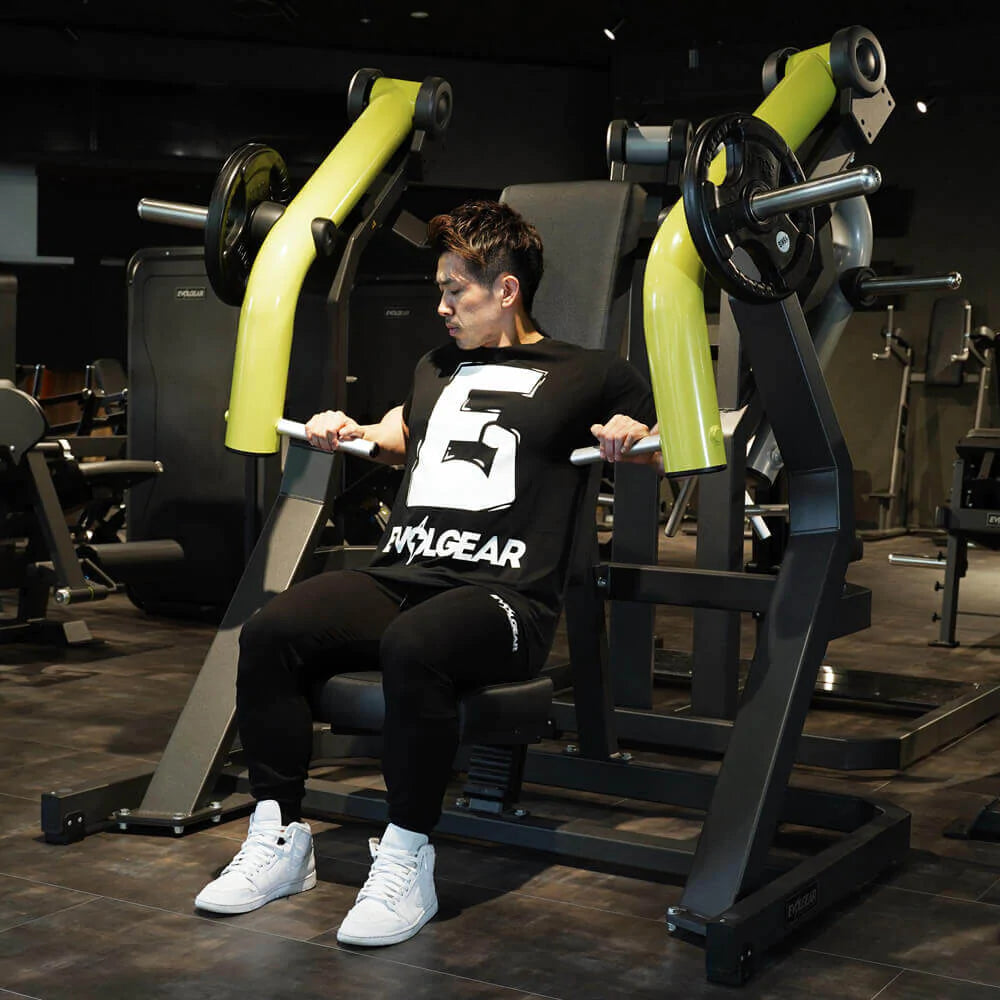 MUSCLE LOGO FRONT PRINT T-SHIRT