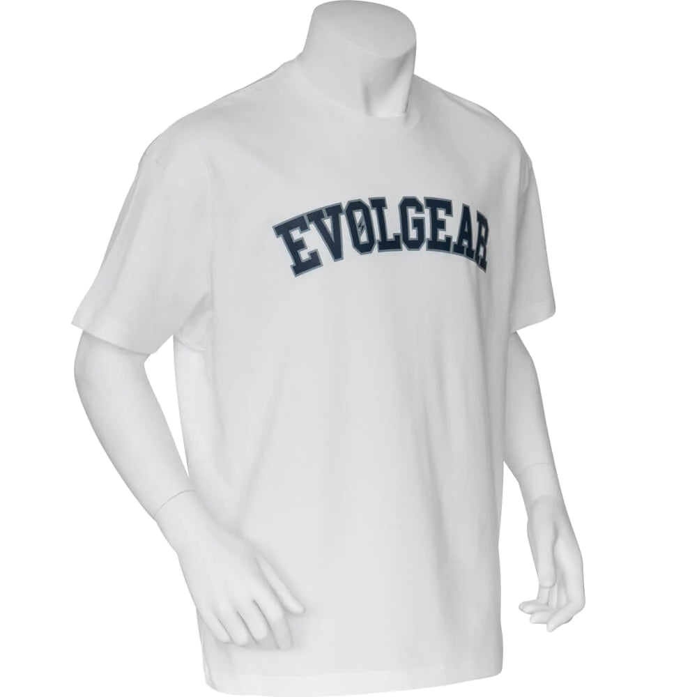 EVOLGEAR COLLEGE LOGO T-SHIRT【WHITE】