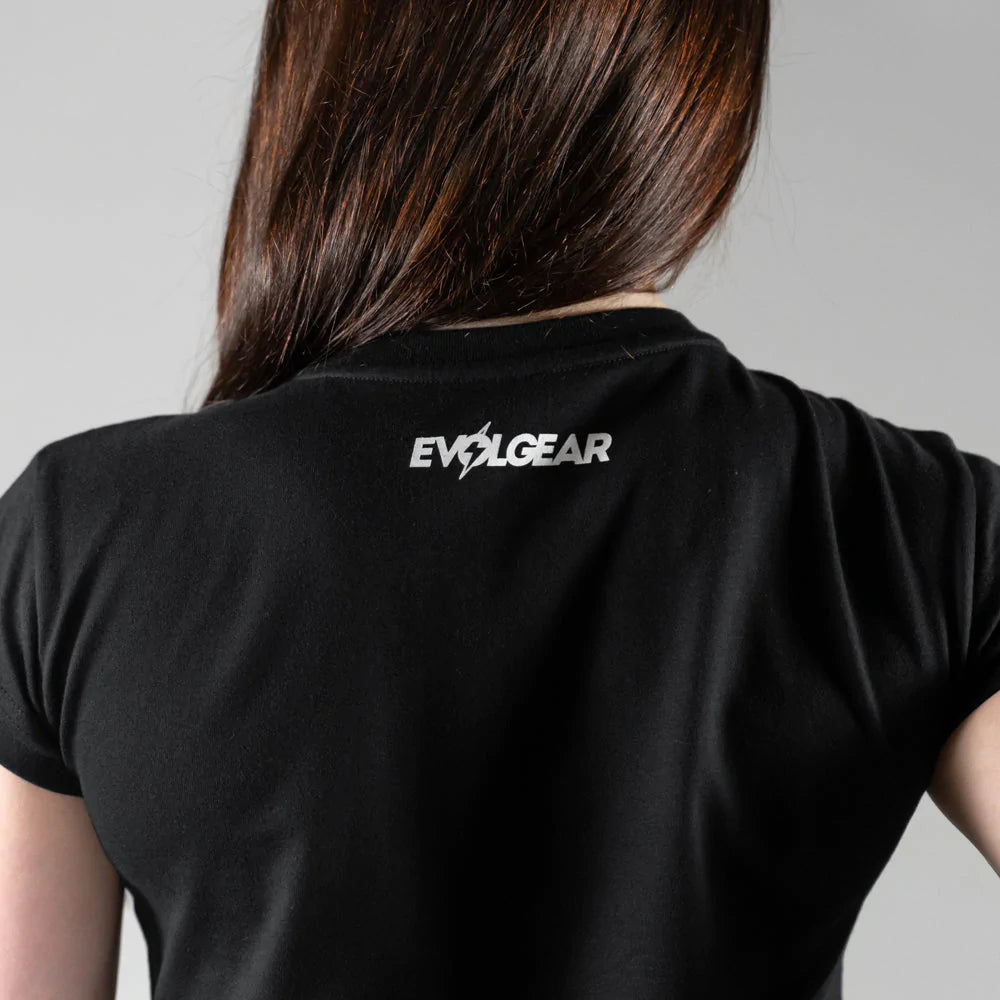EVOLGEAR SHORT T-SHIRT【WOMEN/BLACK】