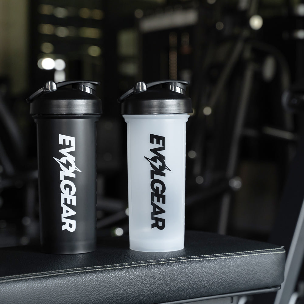 EVOLGEAR LARGE SHAKER BOTTLE【BLACK/WHITE】