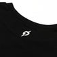EVOLGEAR SLASH CROPPED TEE【BLACK】