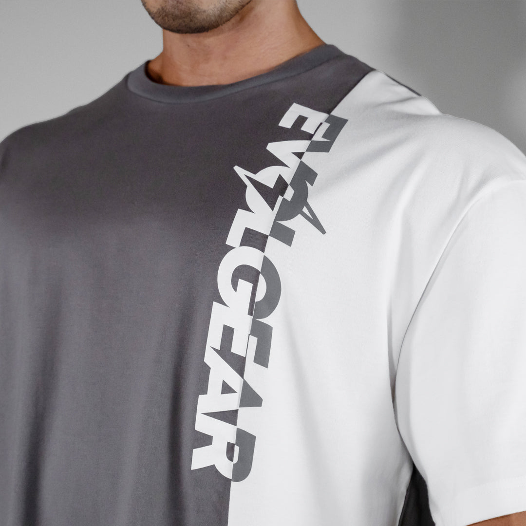 【NEW!】EVOLGEAR SWITCHED OVERSIZE T-SHIRTS【GREY】
