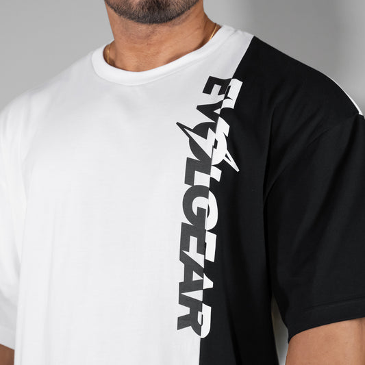 【NEW!】EVOLGEAR SWITCHED OVERSIZE T-SHIRTS【WHITE】