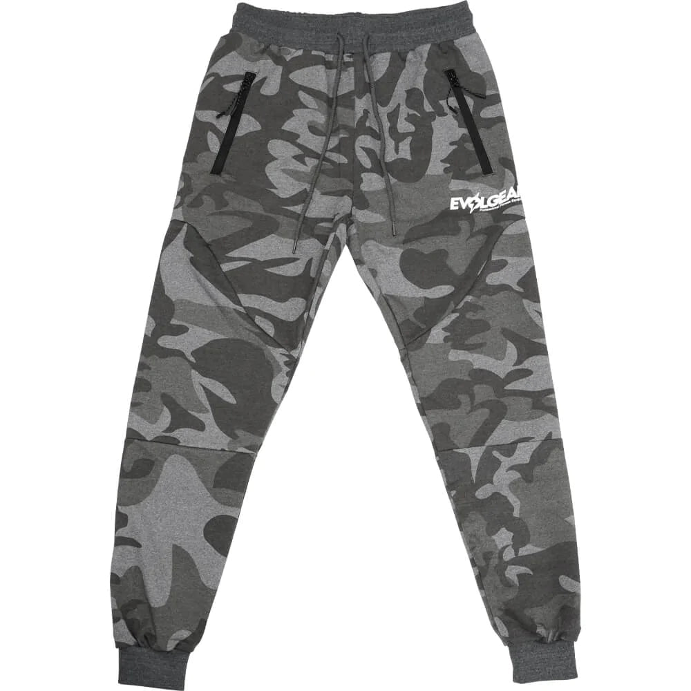EVOLGEAR SLIM FIT JOGGER PANTS【CAMOUFLAGE GRAY】