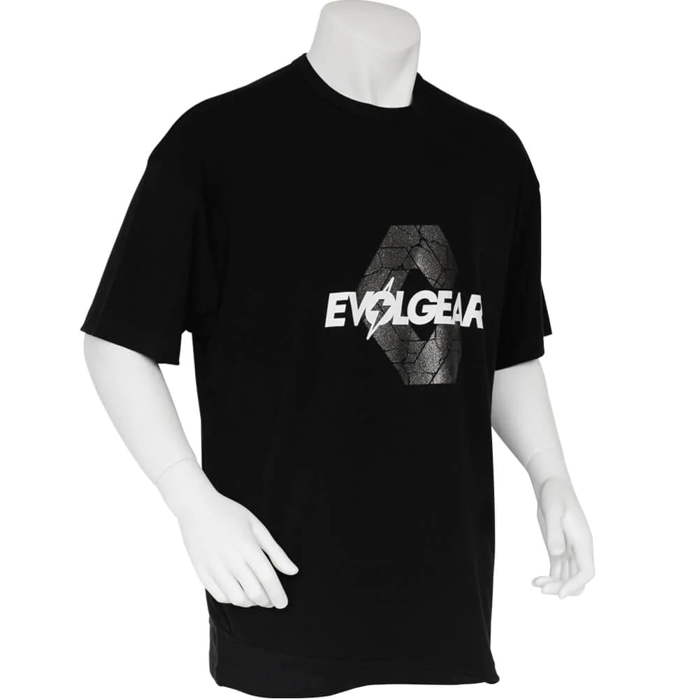 数量限定】EVOLGEAR X CRONOS OVER SIZE T-SHIRTS【BLACK】